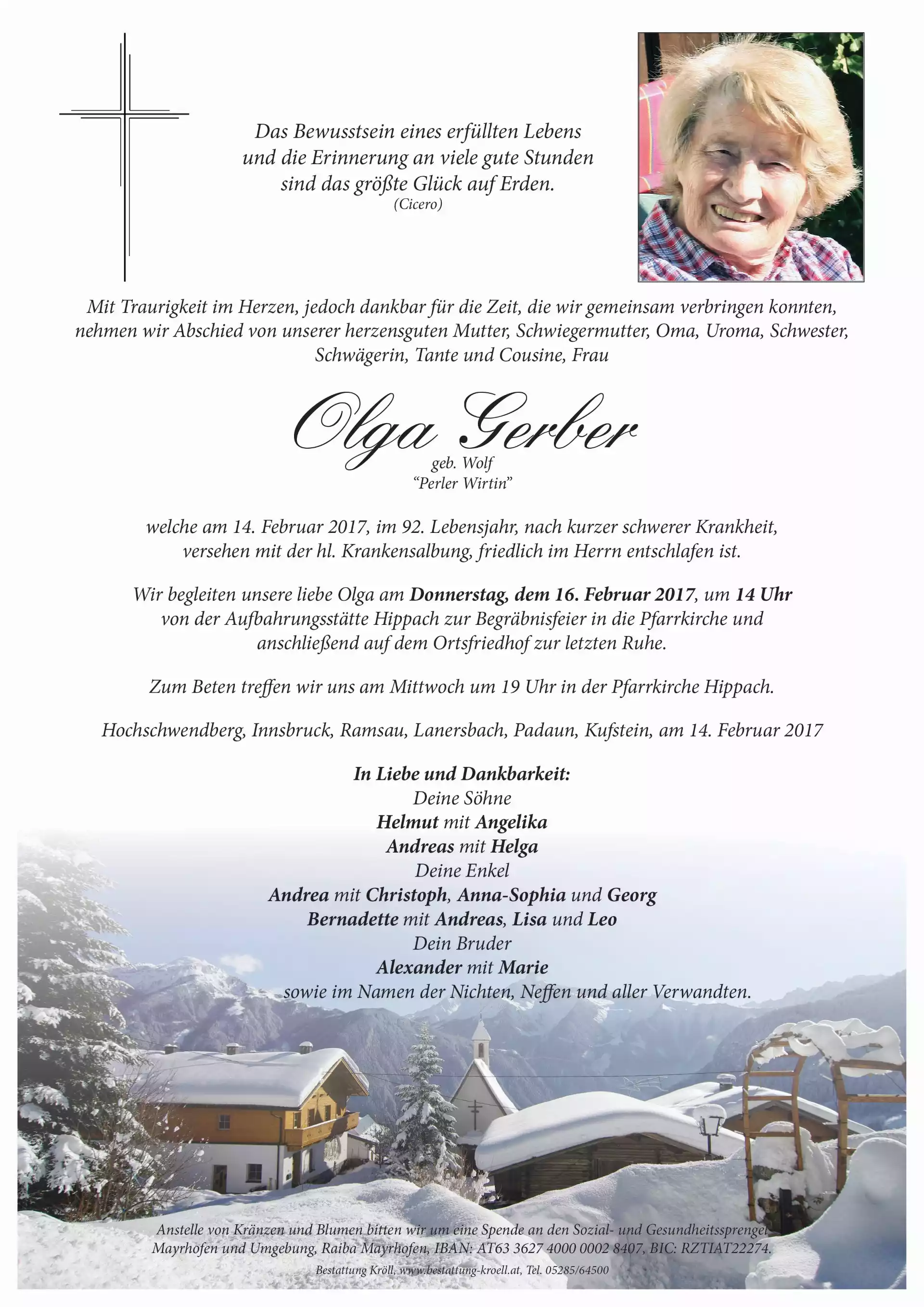 Parte von Olga Gerber